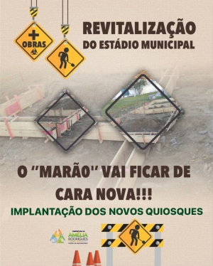 Prefeitura inicia obras de revitalização do Estádio Municipal Mário Souza