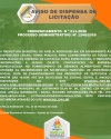 AVISO DE DISPENSA DE LICICTAÇÃO Nº 011-2026