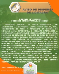 AVISO DE LICITAÇÃO Nº 005-2026