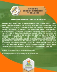 AVISO DE CREDENCIAMENTO Nº 001-2026